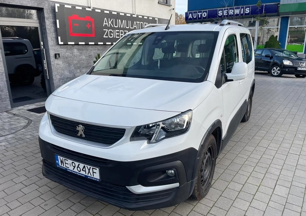 Peugeot Rifter cena 59990 przebieg: 124000, rok produkcji 2019 z Zgierz małe 154